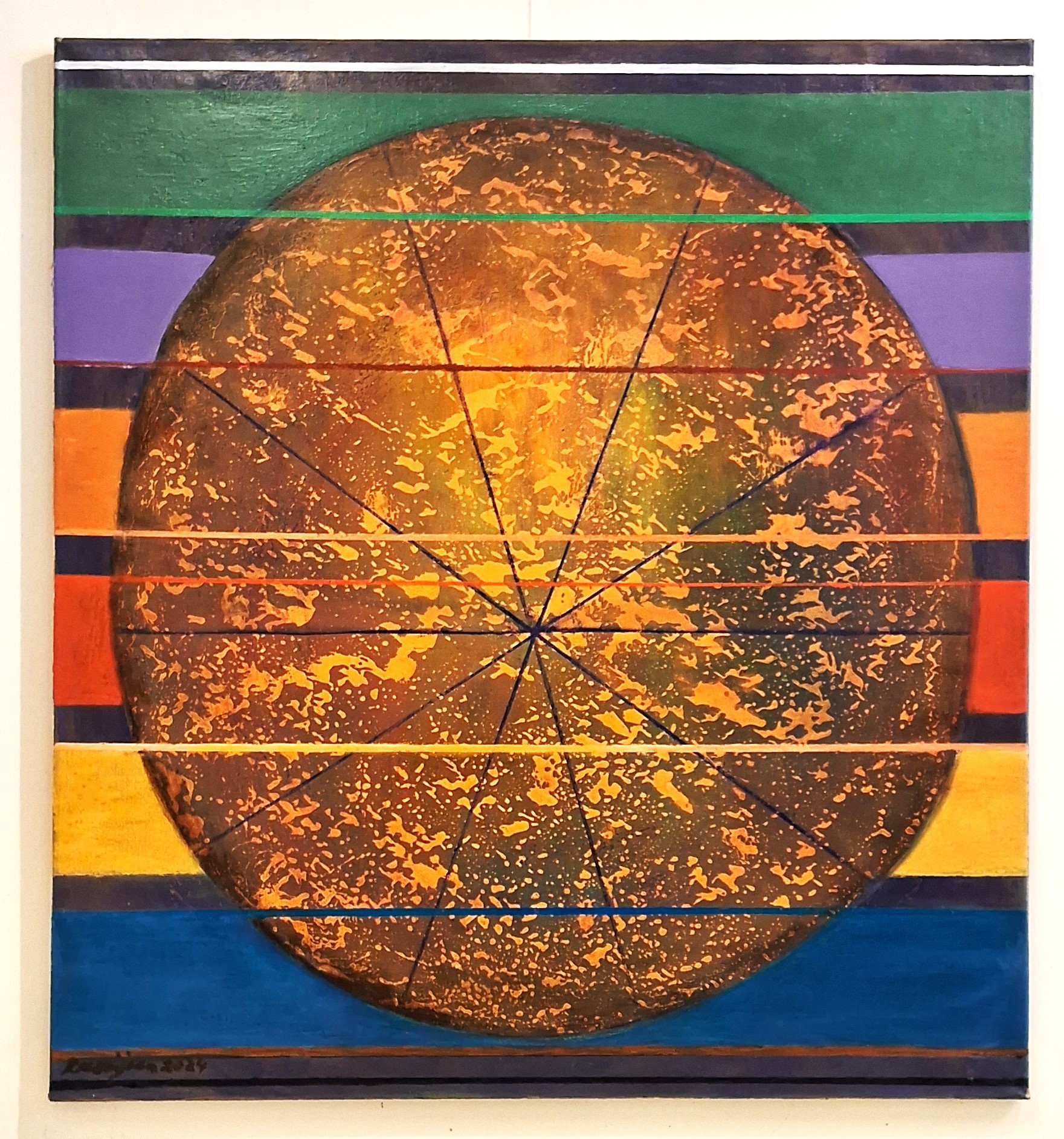 05 Ecstasy Encounter on the crossroad in Drenthe. 120x110 cm 2024